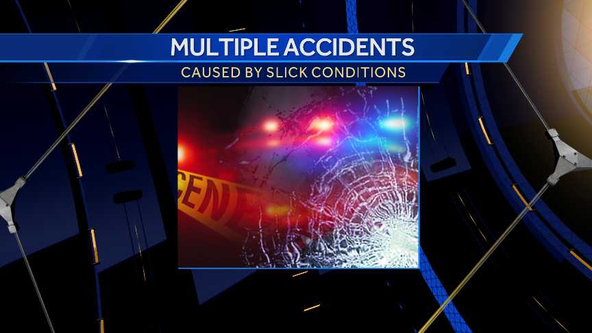 Several Wrecks Overnight Due to Slick Roads