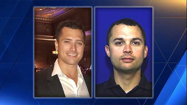 From left to right: Officers Eric Pessino and Scott Shumway