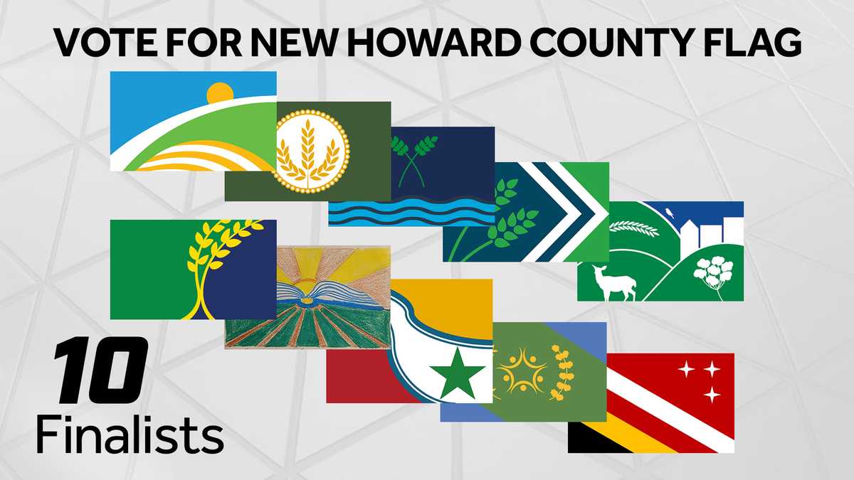 Vote here for 10 final Howard County flag designs