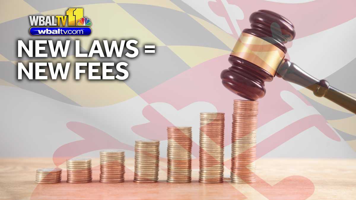 New laws in Maryland include fee increases