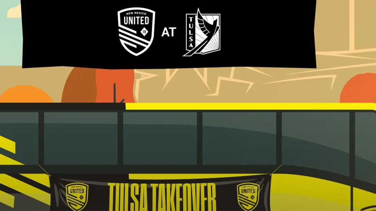 New Mexico United fan bus for Western Conference Final