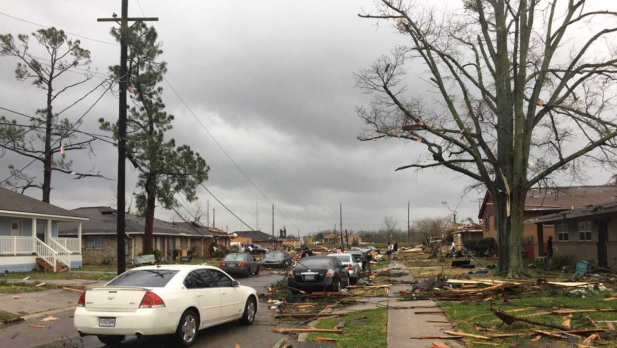 PHOTOS: Damage in New Orleans from tornado