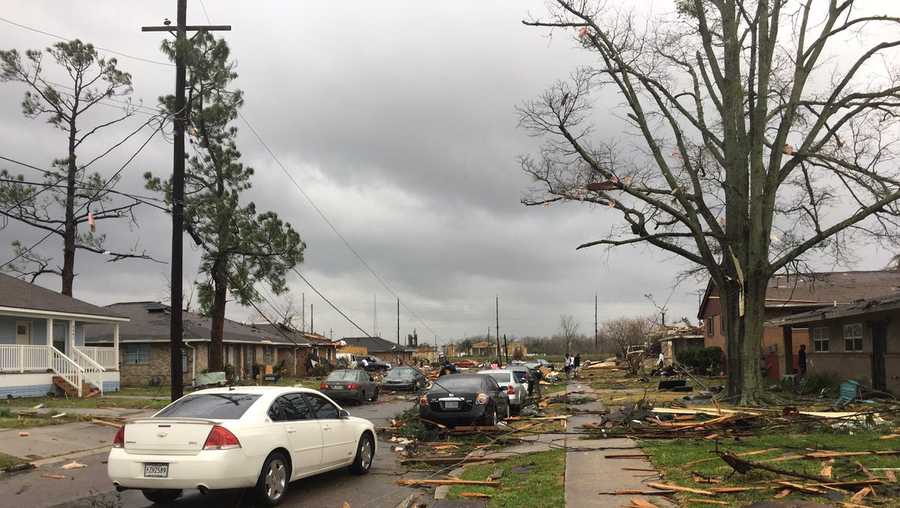 Photos: Damage In New Orleans From Tornado