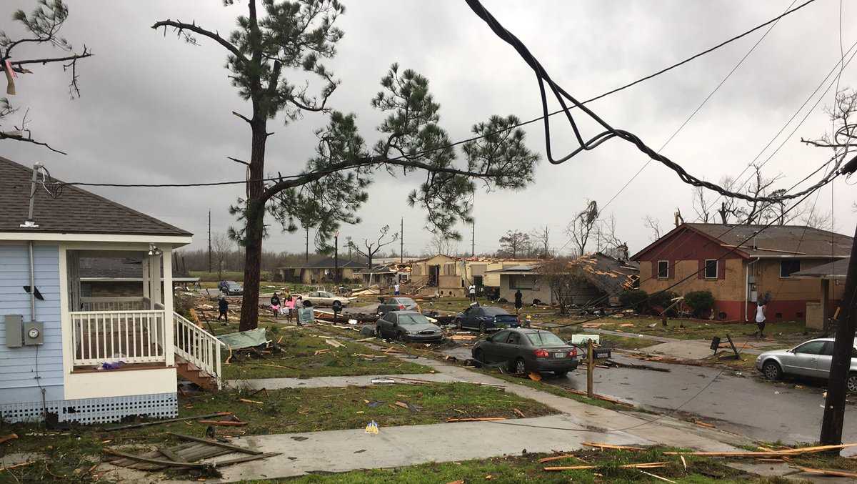 PHOTOS Damage in New Orleans from tornado