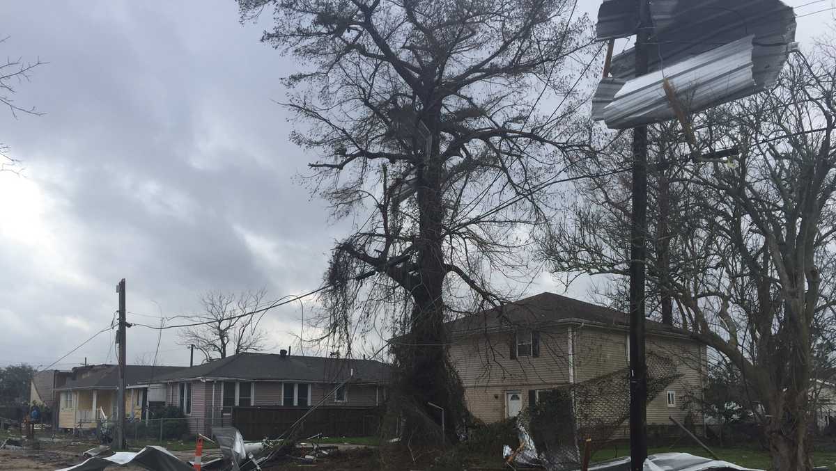 PHOTOS Damage in New Orleans from tornado