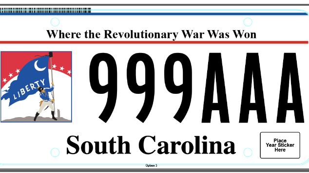 New look coming for South Carolina license plates