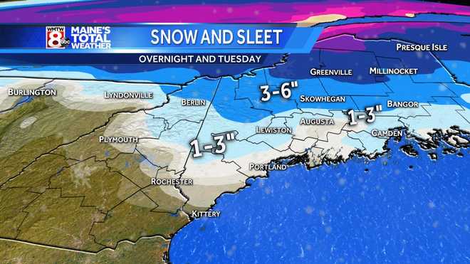 Icy mix could create hazardous travel conditions for Tuesday commute