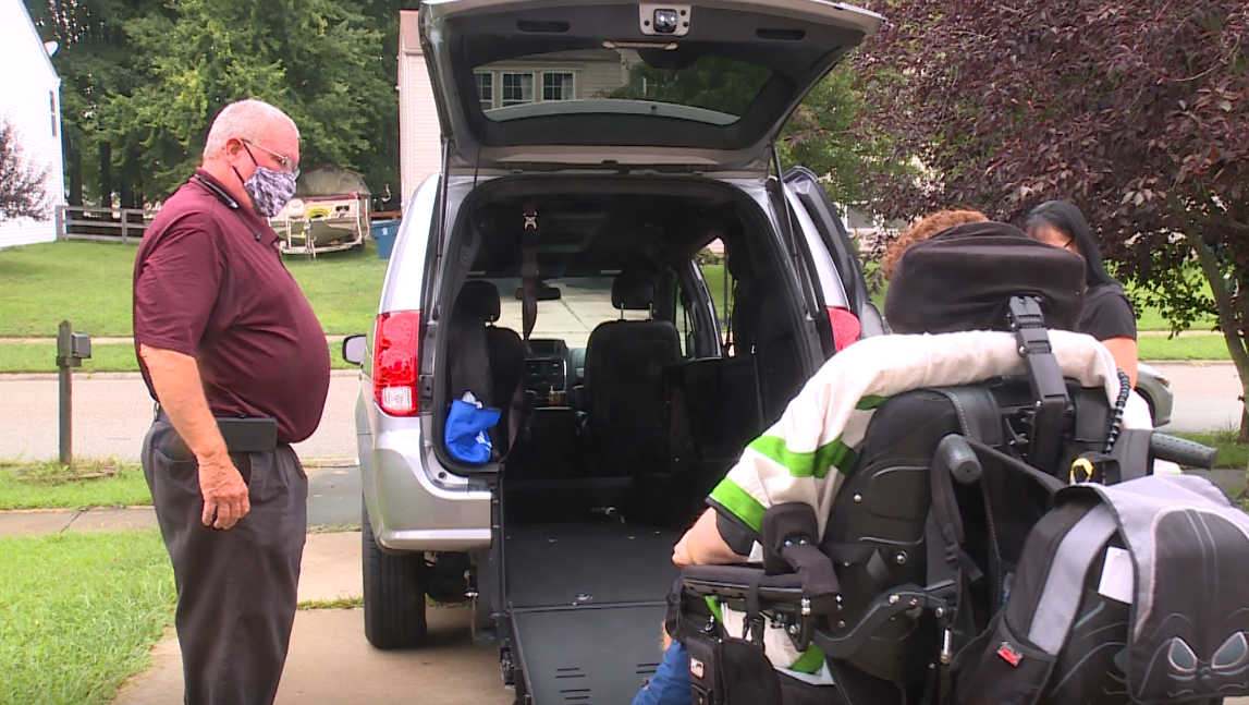 Donations help family get wheelchairaccessible van for teen with