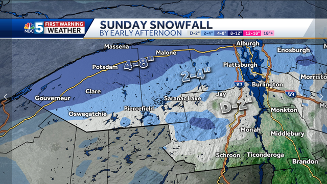 Light snow showers expected Sunday in Northern New York, Vermont - Vimarsana News
