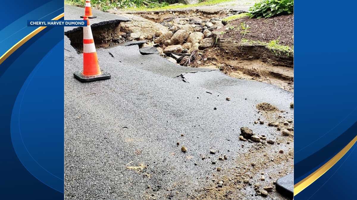 Slideshow: Damage from flash flooding in New Hampshire