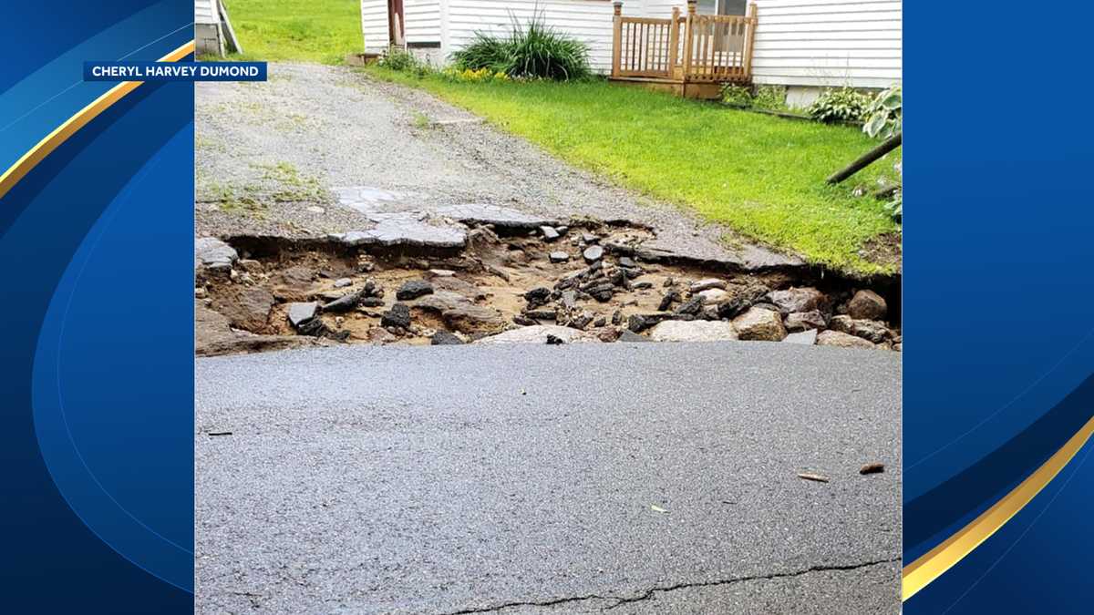 Slideshow: Damage from flash flooding in New Hampshire