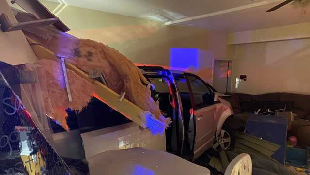 Pictures show damage when vehicle crashed into Newmarket home - Vimarsana News