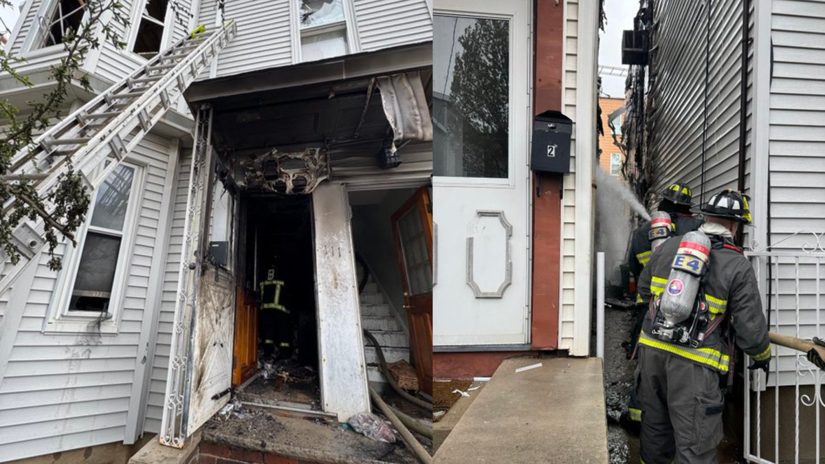 Fire crews battle 2-alarm fire in East Boston home