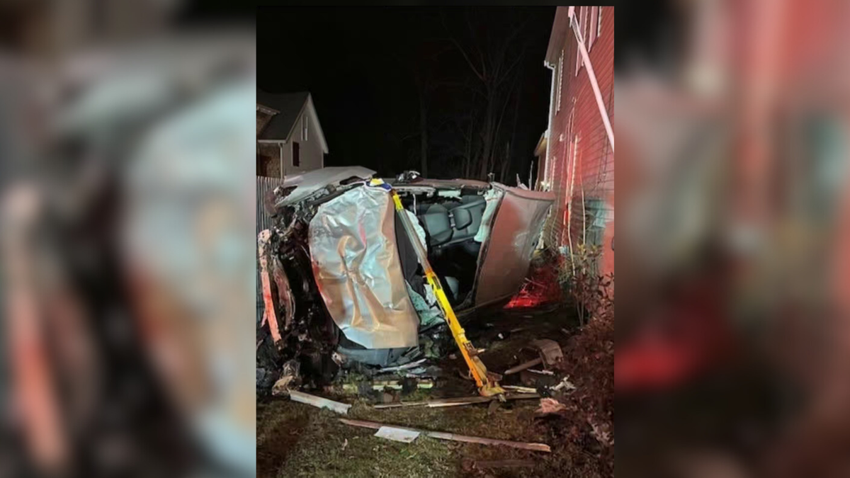 2 rescued, 5 displaced after car crashes into Mass. home