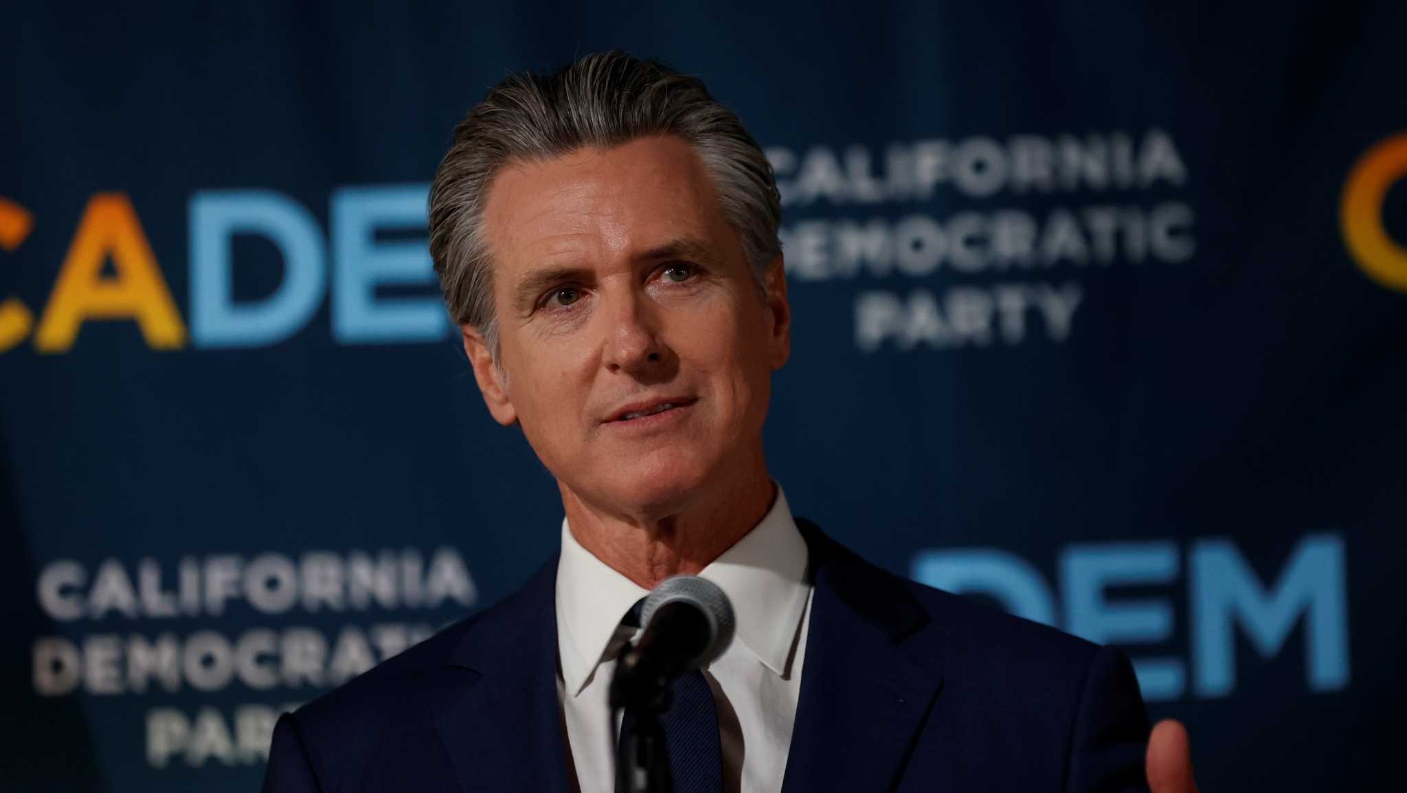 Gov . Newsom to campaign for Democrats in Michigan
