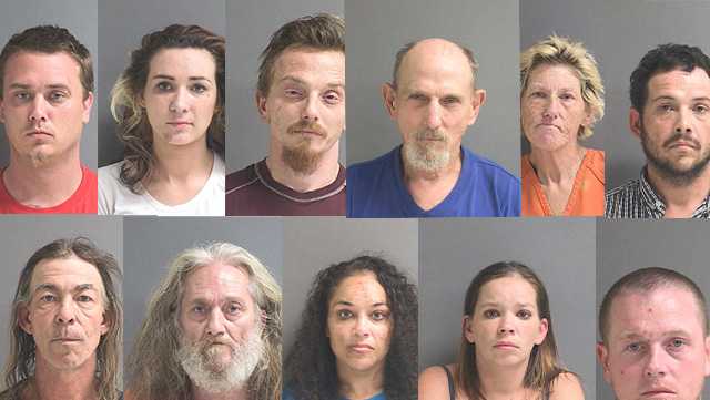 Volusia County drug activity investigation leads to 12 arrests