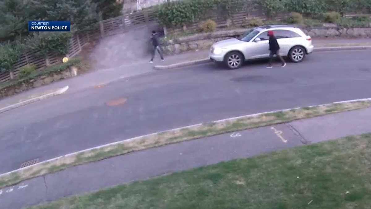 Newton police release video connected to string of home breakins
