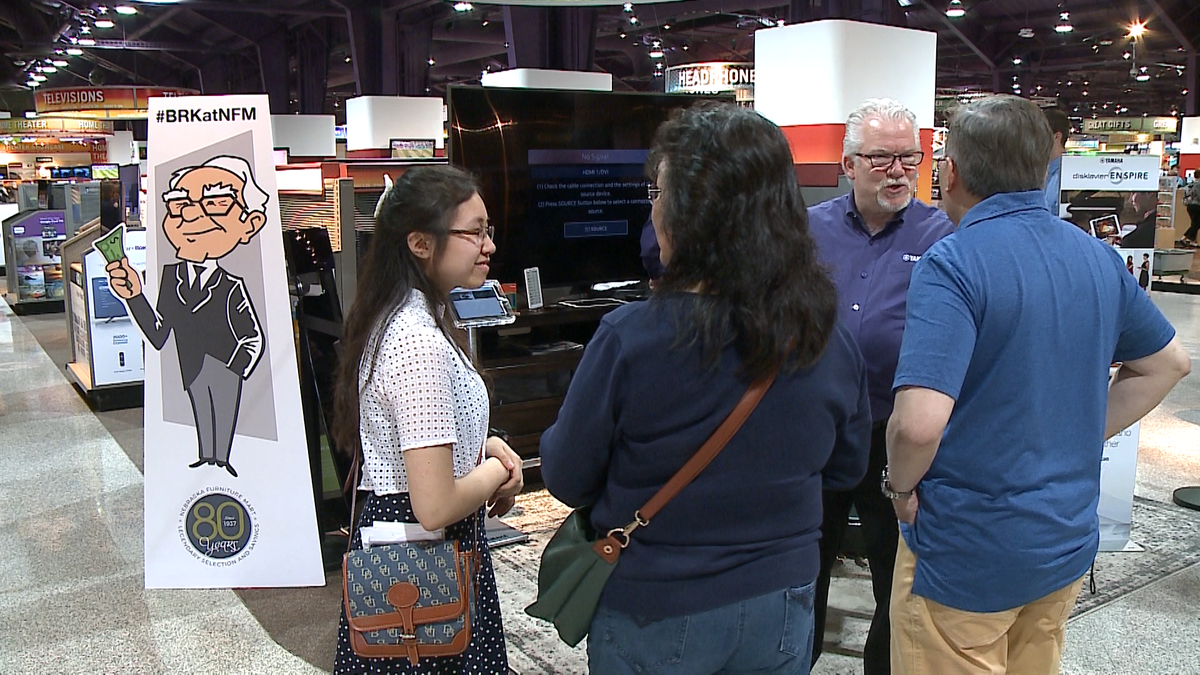 Berkshire shareholders shop sales at Nebraska Furniture Mart