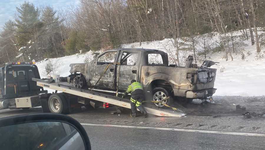 New Gloucester vehicle fire
