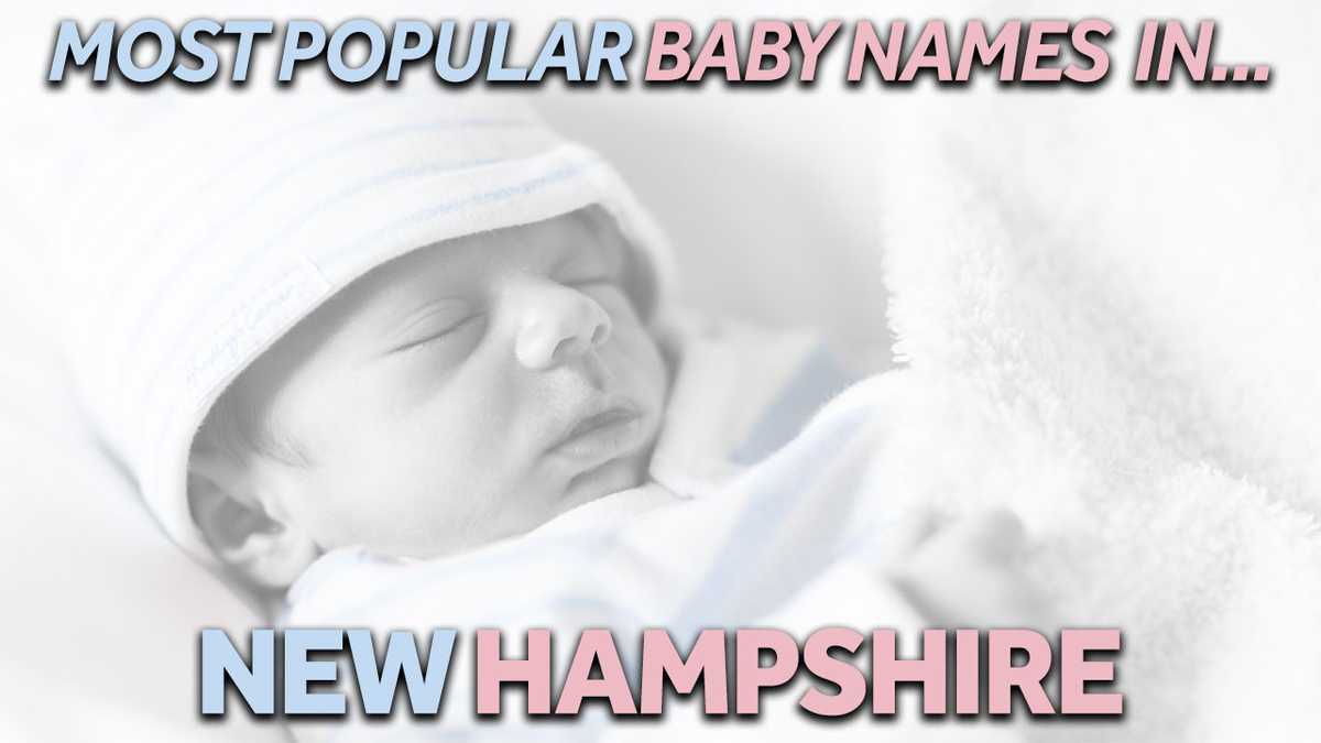 Most popular New Hampshire baby names