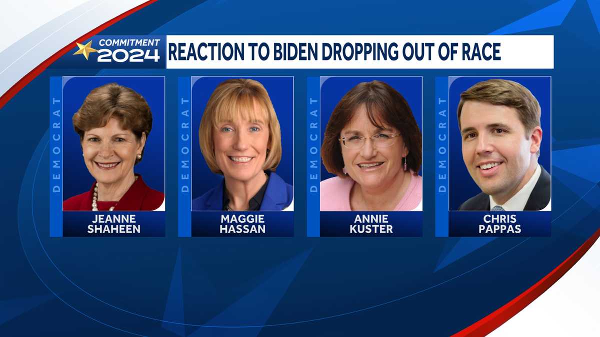 President Joe Biden withdraws from election, NH delegation reacts