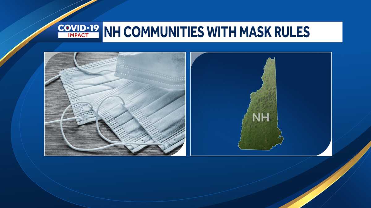 NH cities, towns with COVID mask mandates