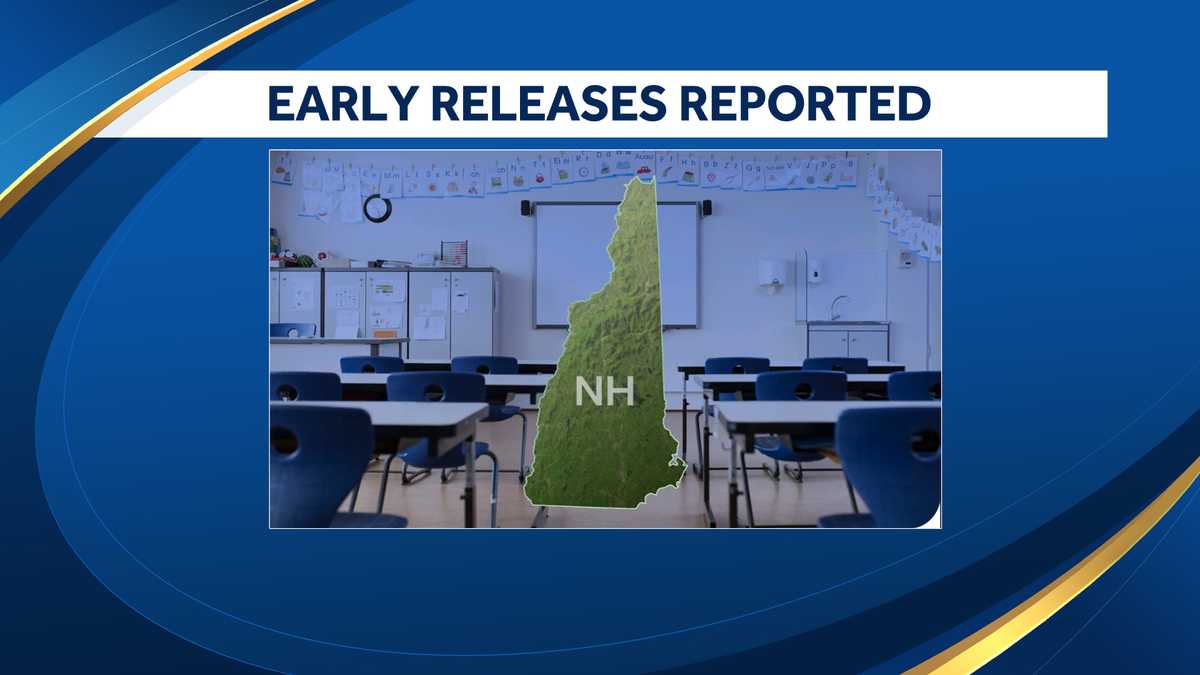 New Hampshire school closings, early releases Dec. 18, 2023