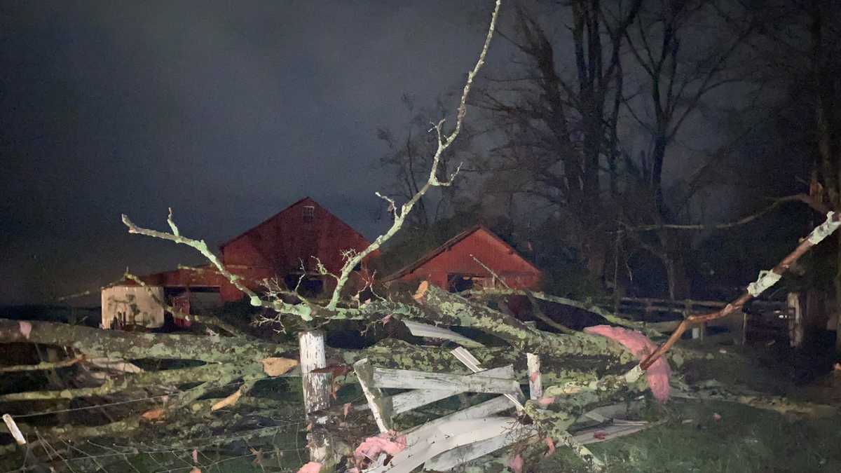 PHOTOS: Storms leave trail of widespread damage across the region