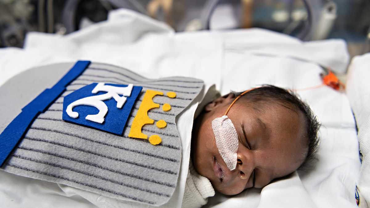 NICU babies at Saint Luke's dressed up for Halloween