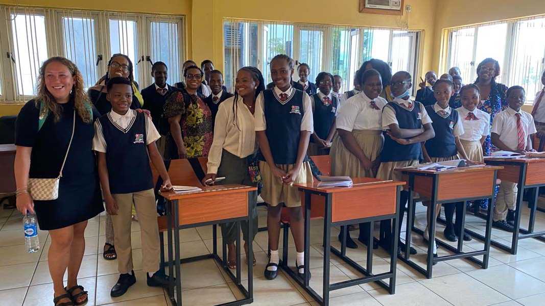 JPS students return from week in Nigeria