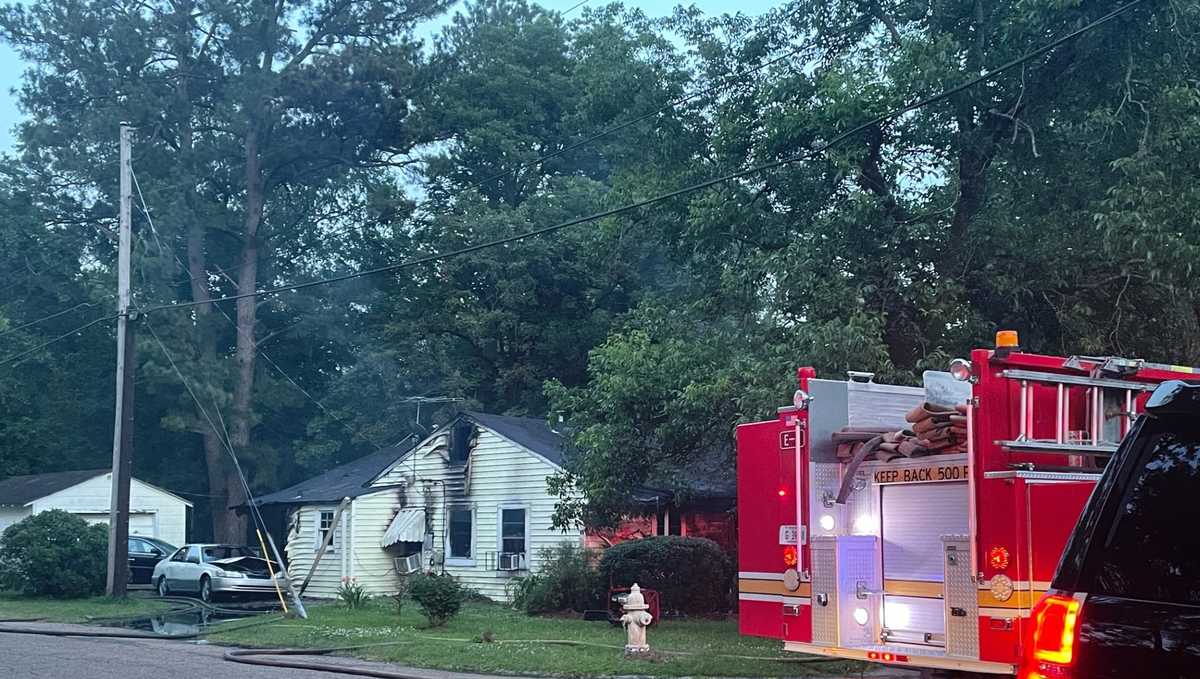 Two people transported to hospital after fire breaks out inside home
