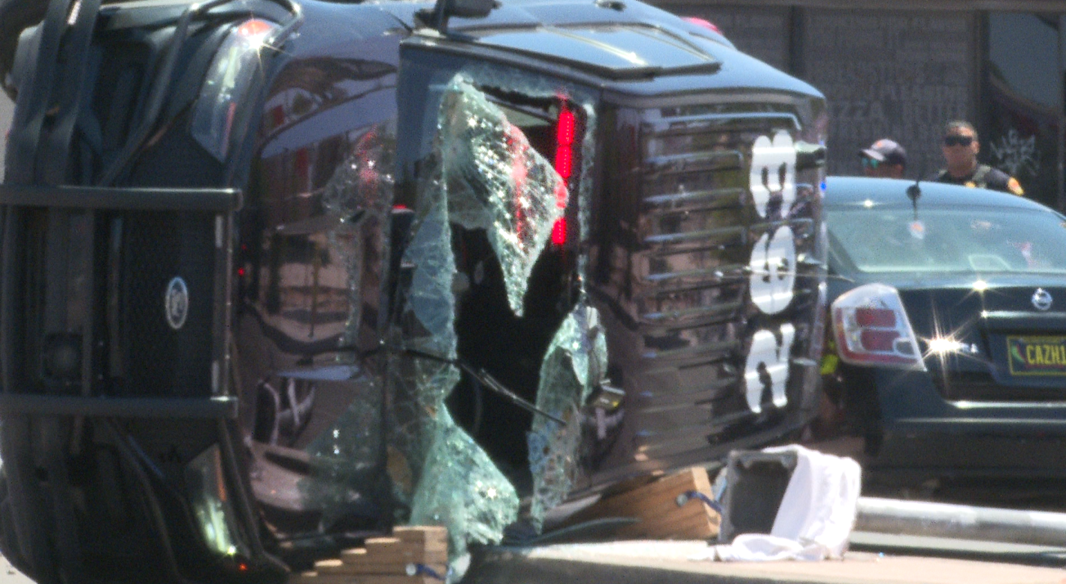 State Police officer involved in a multi-car crash