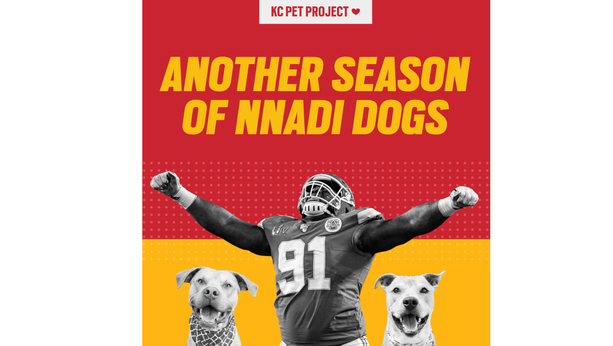 KC Pet Project Partnering with Chiefs DT, Derrick Nnadi, for Another Season  of Nnadi Dogs