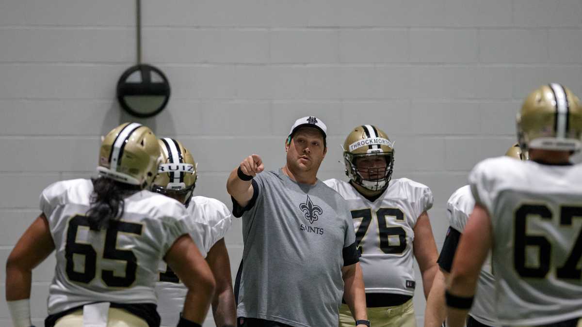 Photos: The New Orleans Saints practice with pads on the fifth day of  training camp, Photos