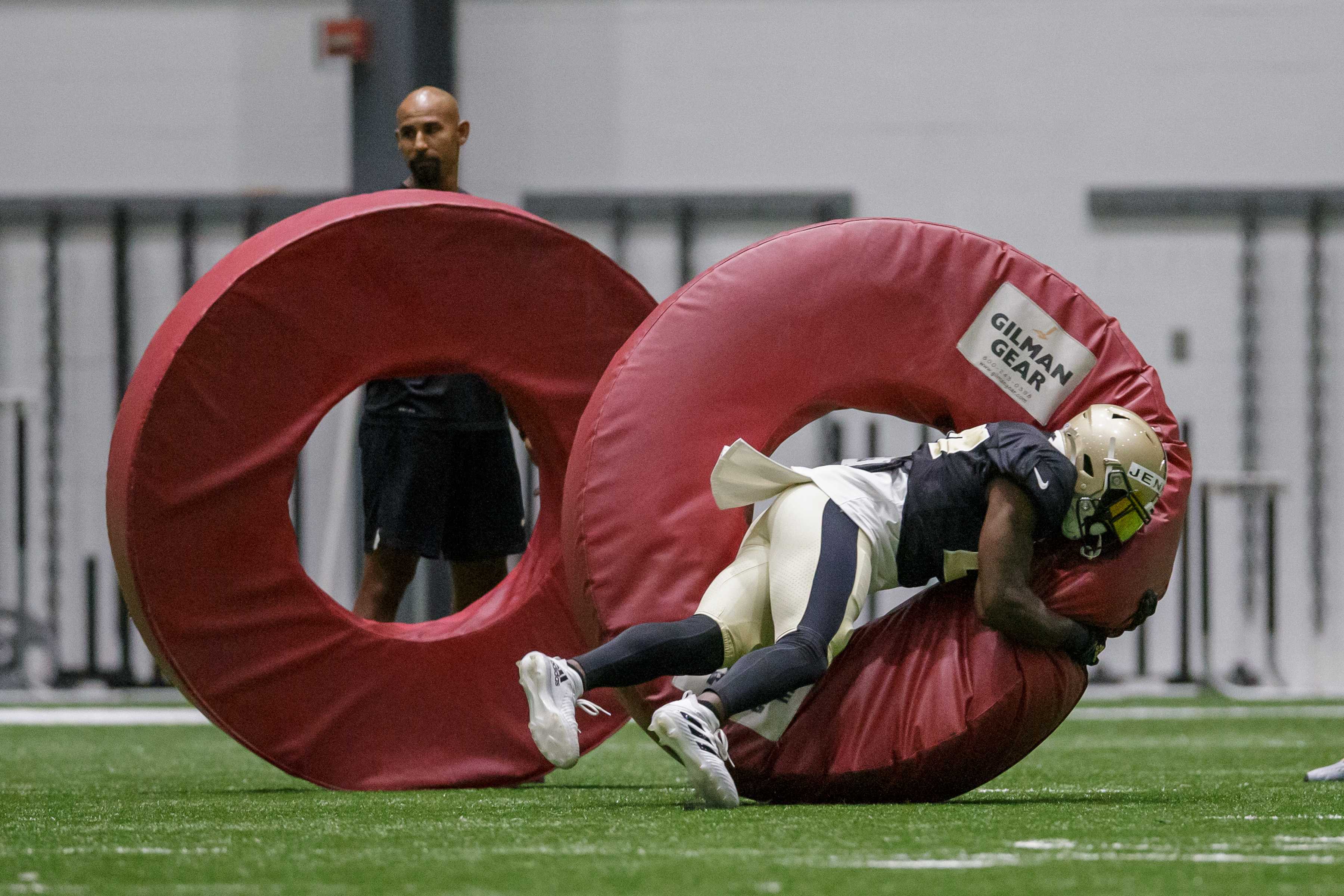 PHOTO GALLERY: New Orleans Saints' First Padded Practice Of Training Camp