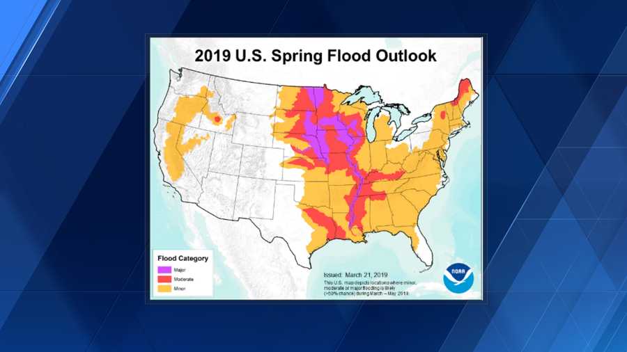 Long range forecast: major flooding remains a threat through May