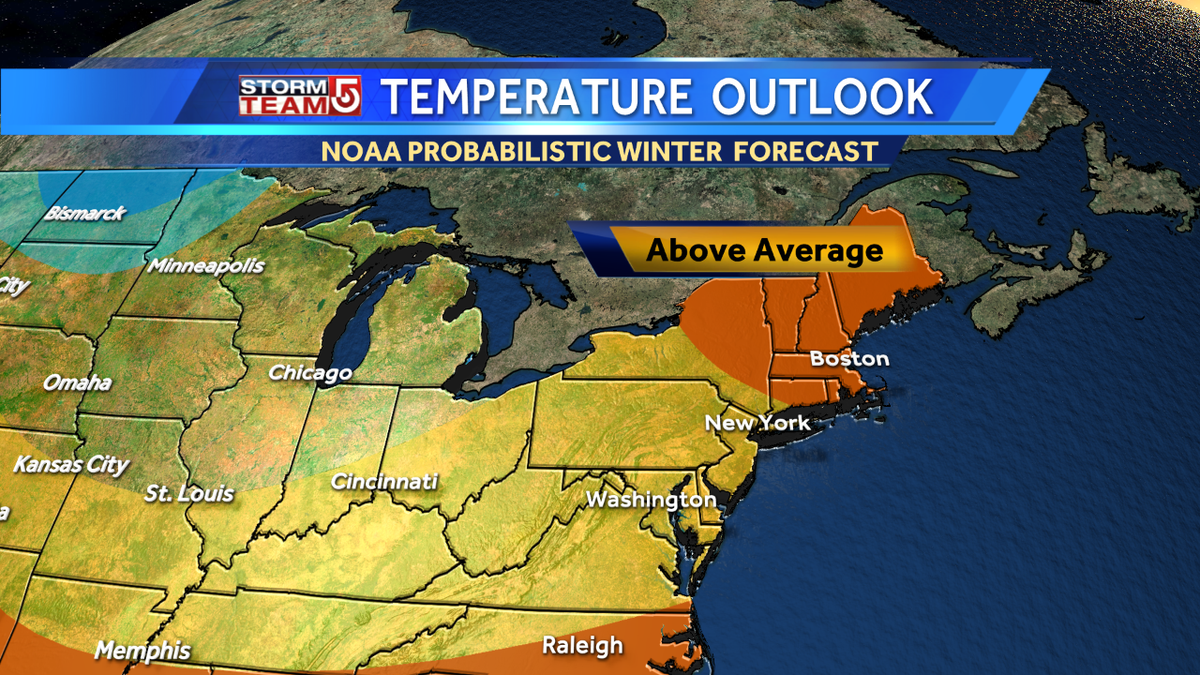 Warm winter may be ahead for Northeast