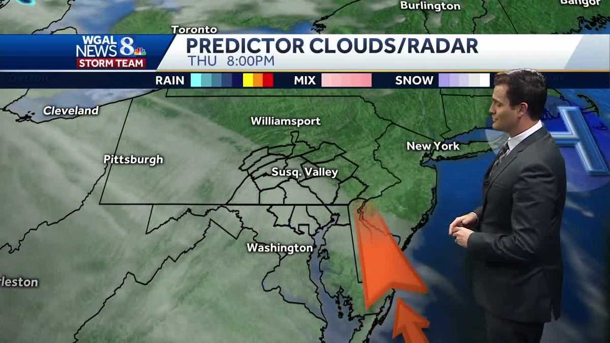 Dry today, but rain on the way