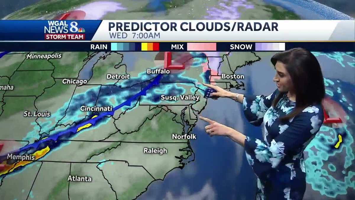 Sunny today, but rain returning to forecast