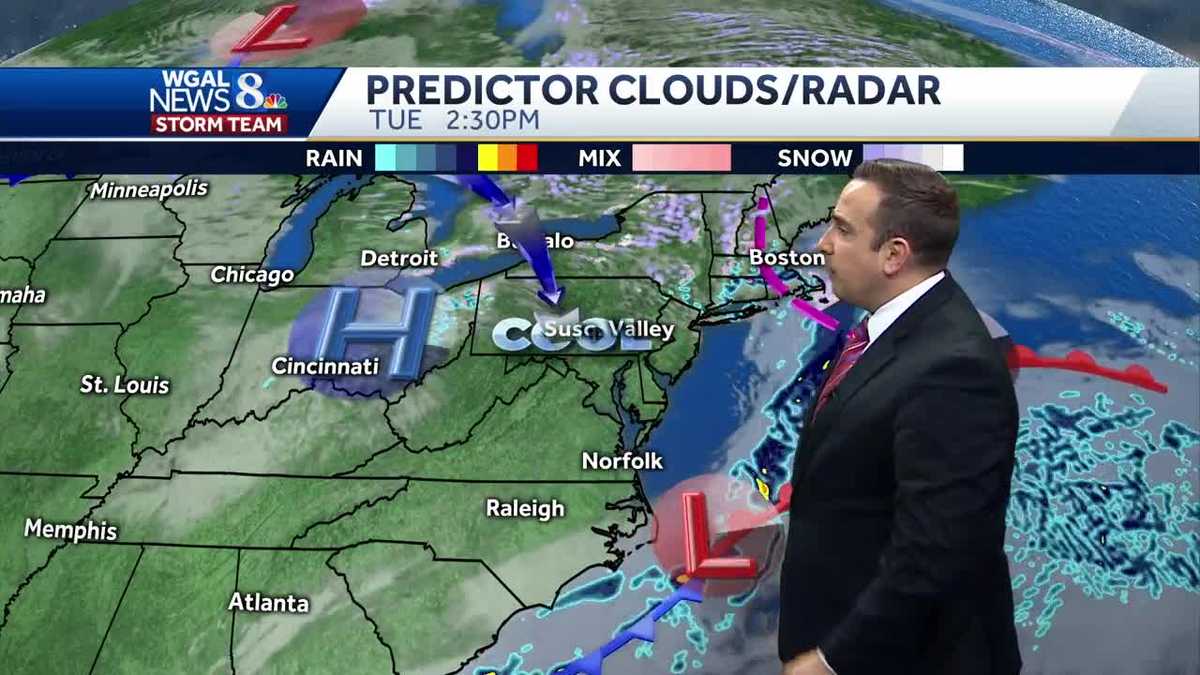 Chilly today, then warming up through work week