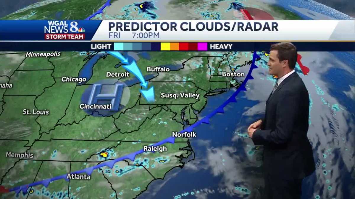 Central Pennsylvania weather Warm and sticky