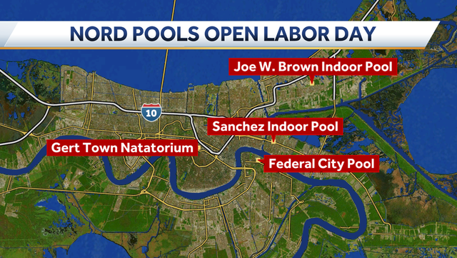 NORD announces four pools will open on Labor Day - Vimarsana News