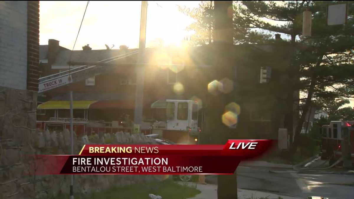1 seriously injured in west Baltimore fire