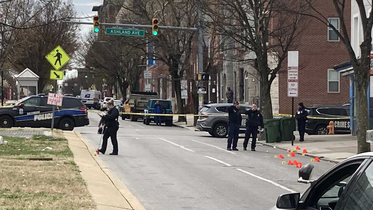 Police investigate triple shooting on North Broadway in Baltimore