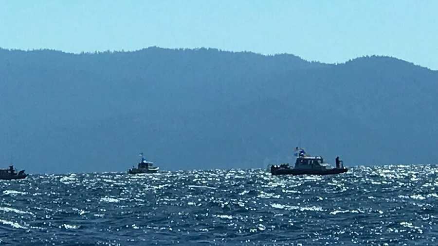 Search for boat on North Lake Tahoe