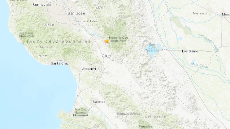 3.4 an earthquake shakes northern Hollester