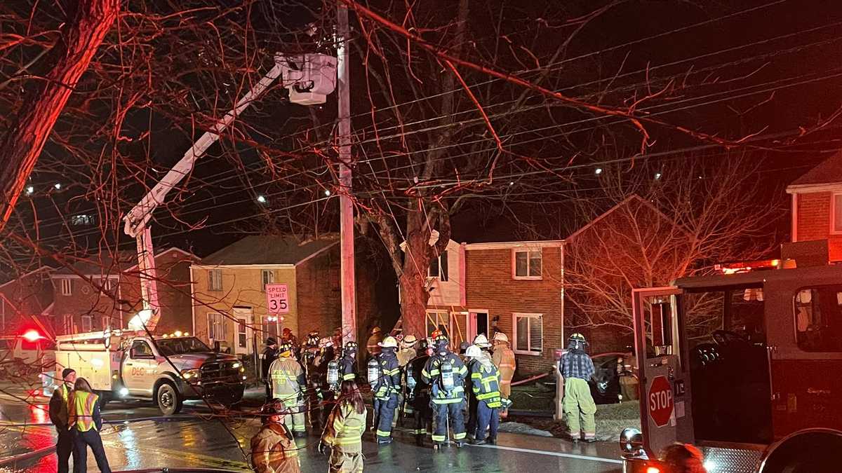 North Versailles fire and active gas leak after car crashes into house