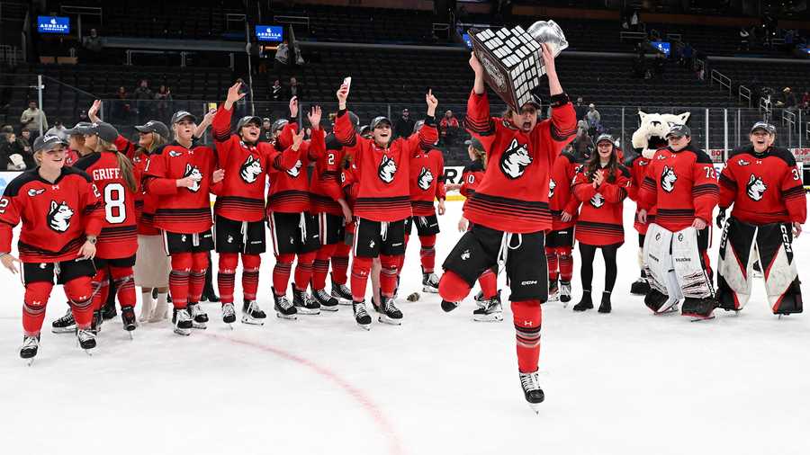 Northeastern wins second straight Women's Beanpot with OT victory Northeastern wins second straight Women's Beanpot with OT victory
