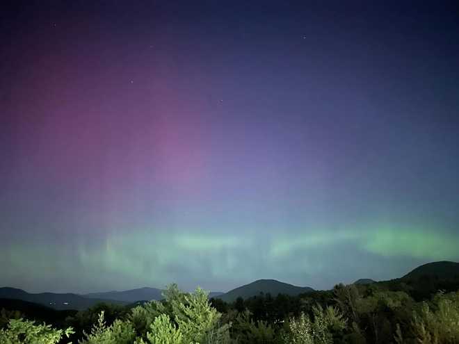 Northern Lights in North Conway, September 16