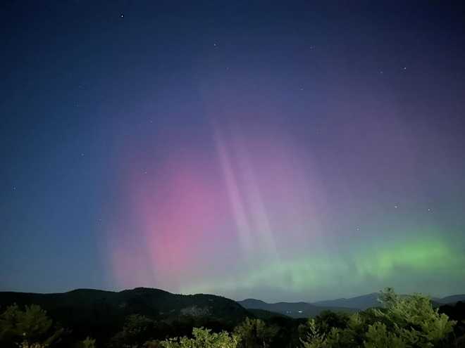 Northern Lights in North Conway, September 16